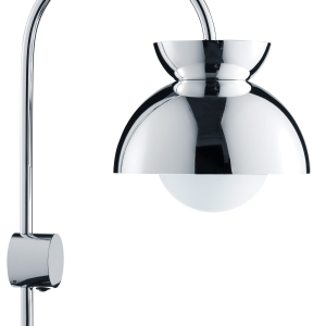 Frandsen wandlamp Butterfly – zilver – 32x21x48cm Frandsen wandlamp Butterfly – zilver – 32x21x48cm