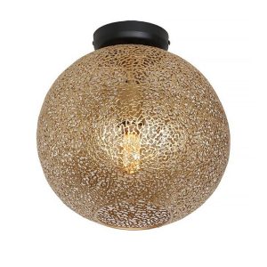 Freelight plafondlamp Oro – 1 lichts – 30 x 30 cm – mat goud Freelight plafondlamp Oro – 1 lichts – 30 x 30 cm – mat goud