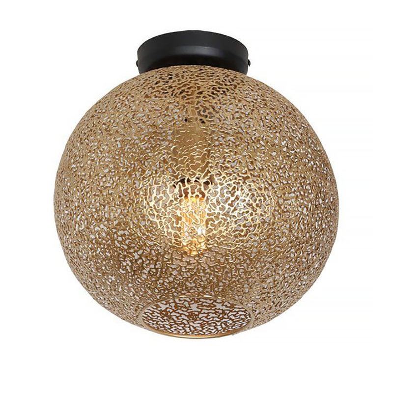 Freelight plafondlamp Oro - 1 lichts - 30 x 30 cm - mat goud