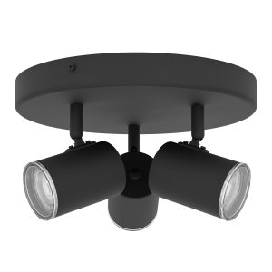EGLO spot Consuma 1 – gu10 – Ø 25 cm – zwart