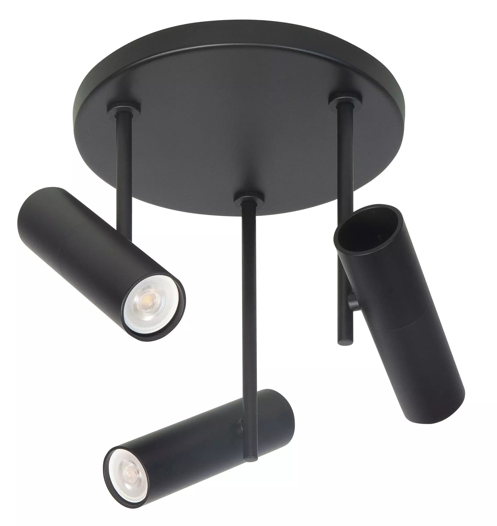 Highlight spot Trend - 3 lichts - 20 x 27 cm - zwart