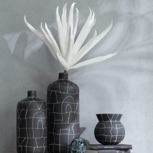 J-Line Bloem Tak Lange Bladeren 1 Kop Eva – polyresin – wit – 6 stuks J-Line Bloem Tak Lange Bladeren 1 Kop Eva – polyresin – wit – 6 stuks