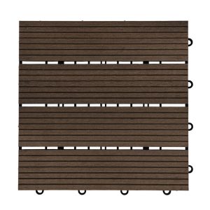 Home Deluxe WPC houttegels BAVARO donkerbruin 3m² Home Deluxe WPC houttegels BAVARO donkerbruin 3m²