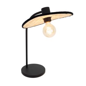 EGLO tafellamp Marywell – e27 – hout – zwart/bruin EGLO tafellamp Marywell – e27 – hout – zwart/bruin