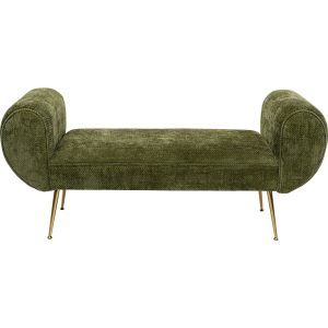 Kare Design Bank Trono fluweel groen