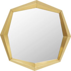 Kare Design Spiegel Octagon 80x80cm goud Kare Design Spiegel Octagon 80x80cm goud