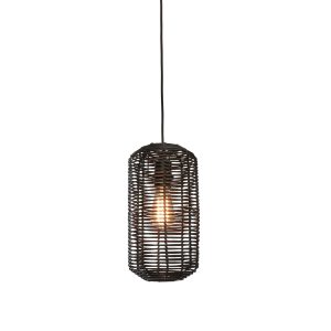 GOOD&MOJO hanglamp Tanami – zwart – Ø18cm GOOD&MOJO hanglamp Tanami – zwart – Ø18cm