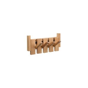 Home Deluxe Kapstok PORTE – 32 x 3,5 x 15 cm, lichtbruin