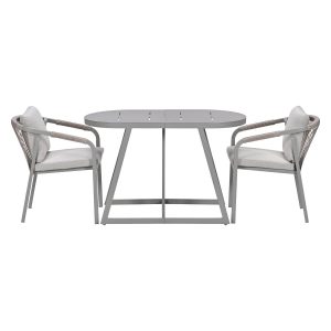 Garden Impressions Bistrosets Milou 3-delig – taupe Garden Impressions Bistrosets Milou 3-delig – taupe
