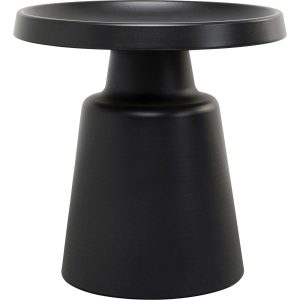 Kare Design Bijzettafel Lima Ø50cm zwart