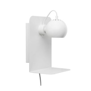 Frandsen wandlamp Ball – wit – 18x22x30cm Frandsen wandlamp Ball – wit – 18x22x30cm