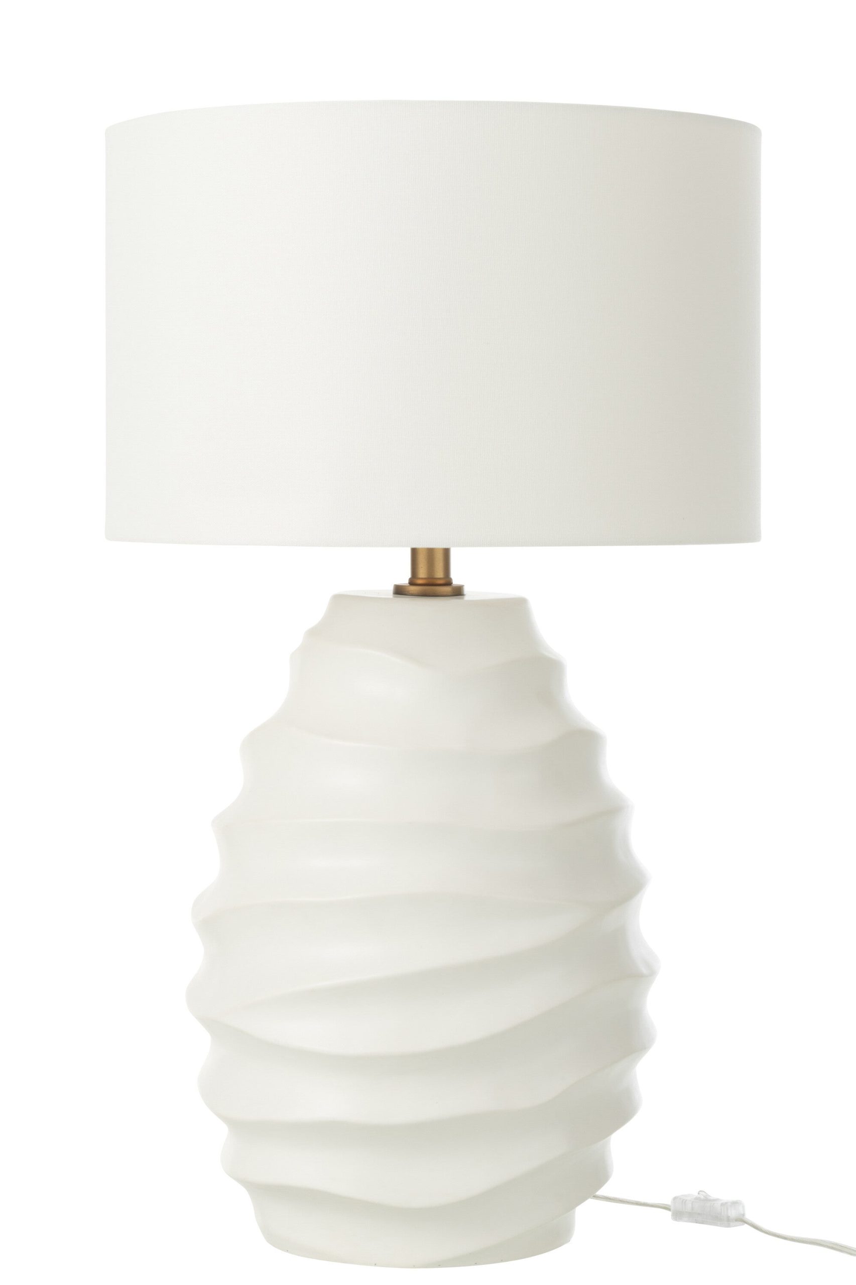 J-Line lamp Golf - keramiek - wit