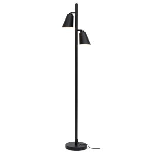it's about RoMi vloerlamp Bremen – zwart – 45x25x162cm