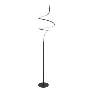 Highlight vloerlamp Curle – 1 lichts – 35 x 160 cm – zwart