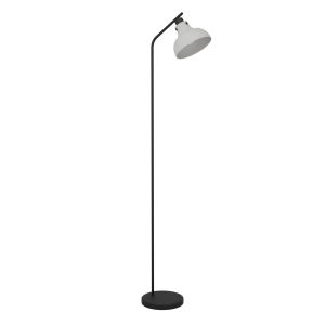 EGLO vloerlamp Matlock – e27 – 158 cm – grijs/zwart – staal EGLO vloerlamp Matlock – e27 – 158 cm – grijs/zwart – staal