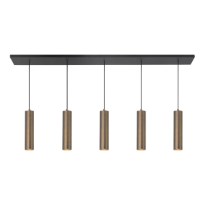 Highlight hanglamp Perugia – 5 lichts – 107 x 160 cm – zwart brons Highlight hanglamp Perugia – 5 lichts – 107 x 160 cm – zwart brons