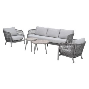 Garden Impressions Loungeset Luzia 5-delig – taupe