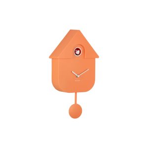 Karlsson wandklok Modern Cuckoo – oranje – Ø21.5cm Karlsson wandklok Modern Cuckoo – oranje – Ø21.5cm