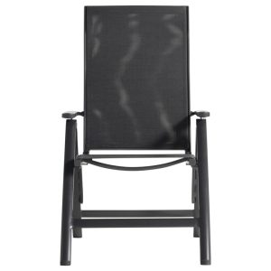 Hartman Tuinstoel Sitges – Antraciet Aluminium – Verstelbaar