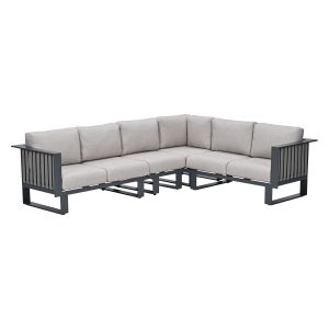 Garden Impressions Gabon loungeset hoek 4-delig rechts – sandstone