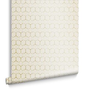 Graham & Brown Vliesbehang – Echo Pearl Gold – 10mx52cm Graham & Brown Vliesbehang – Echo Pearl Gold – 10mx52cm