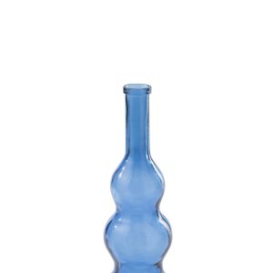 J-Line vloervaas – glas – blauw