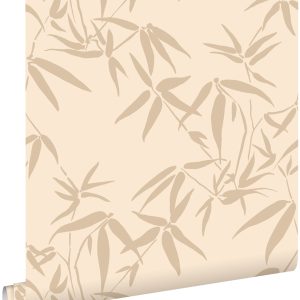 ESTAhome behang bamboe bladeren beige – 53 cm x 10.05 m – 139733 ESTAhome behang bamboe bladeren beige – 53 cm x 10.05 m – 139733