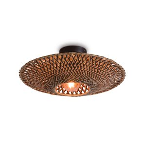 GOOD&MOJO plafonnière Bali – bruin – Ø44cm GOOD&MOJO plafonnière Bali – bruin – Ø44cm