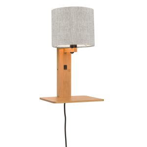 GOOD&MOJO wandlamp Andes – bruin – 19x24x36cm