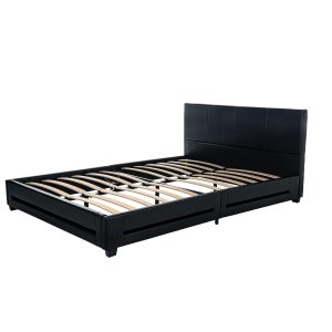 Home Deluxe LED bed ASTEROID zwart 140 x 200 cm Home Deluxe LED bed ASTEROID zwart 140 x 200 cm
