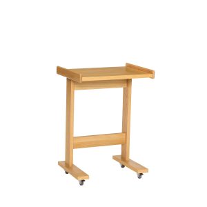 Hübsch bijzettafel Less – mdf/okerschors/eiken – 48x35xh65cm