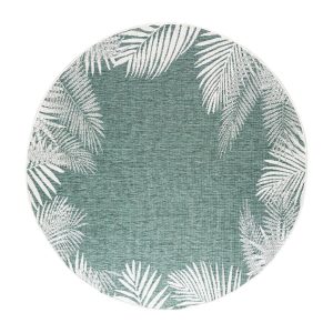 Rond Buitenkleed Leaf – Groen – dubbelzijdig – EVA Interior Rond Buitenkleed Leaf – Groen – dubbelzijdig – EVA Interior