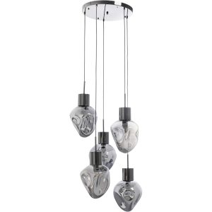 Kare Design Hanglamp Supernova 50cm zilver
