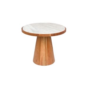 Housecraft Living Mees Salontafel Rond 50 cm Marmer/ Hout – Bruin Housecraft Living Mees Salontafel Rond 50 cm Marmer/ Hout – Bruin
