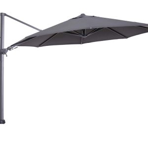 Hawaii parasol – Ø350 cm – carbon black – donker grijs