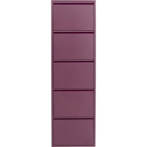 Kare Design Schoenenkast Caruso paars 5 laden Kare Design Schoenenkast Caruso paars 5 laden
