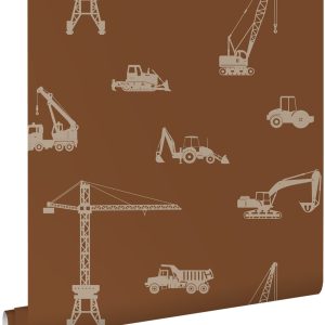 ESTAhome behang voertuigen terracotta – 53 cm x 10.05 m – 139972 ESTAhome behang voertuigen terracotta – 53 cm x 10.05 m – 139972