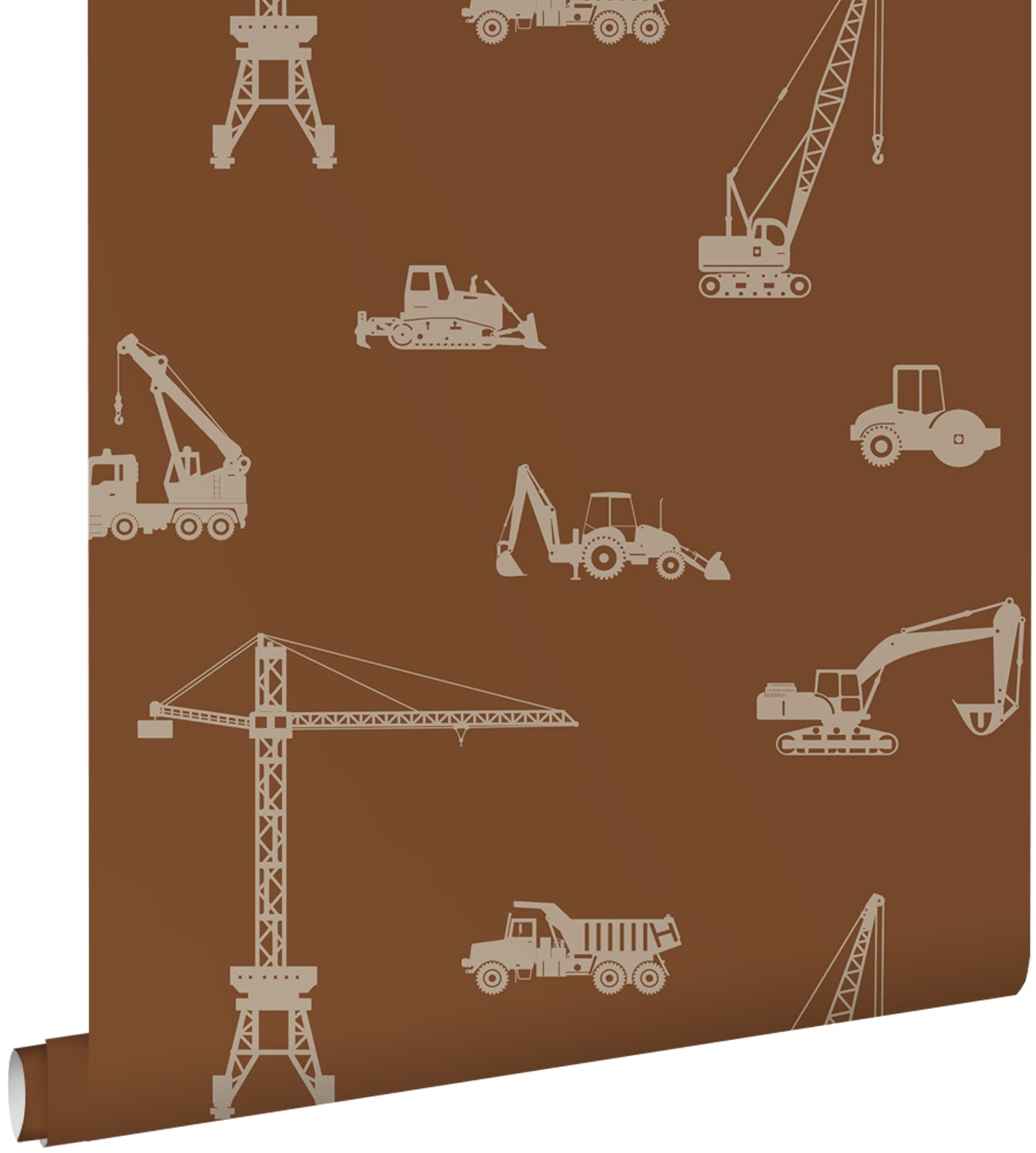 ESTAhome behang voertuigen terracotta - 53 cm x 10.05 m - 139972