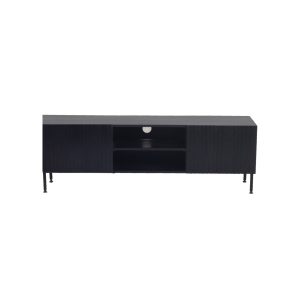 Giga Meubel Tv-Meubel Roman – Zwart Mangohout – 150x40x50cm