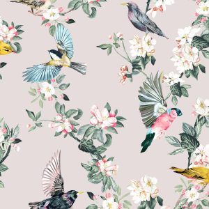 Joules Vliesbehang – Handford Garden Birds Antique – 10mx52cm