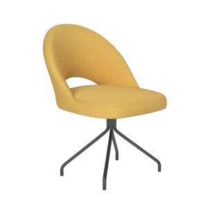 Housecraft Living Mick Eetkamerstoel Draaibaar Metaal Spider Okergeel Housecraft Living Mick Eetkamerstoel Draaibaar Metaal Spider Okergeel