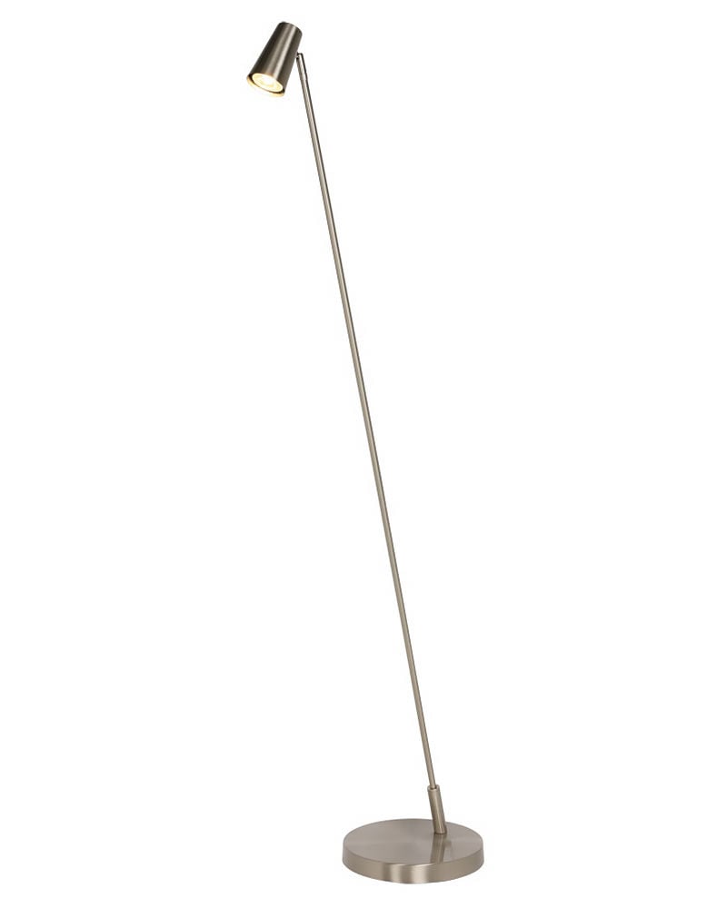 Freelight vloerlamp Libro - 1 lichts - 23 x 136 cm - mat chroom