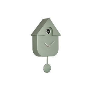 Karlsson wandklok Modern Cuckoo Metallic – groen – 21.5×8.5x41cm Karlsson wandklok Modern Cuckoo Metallic – groen – 21.5×8.5x41cm