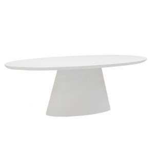 Giga Meubel Tuintafel Cleo – Ovaal 300cm – Wit Eco Composiet Giga Meubel Tuintafel Cleo – Ovaal 300cm – Wit Eco Composiet