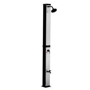 Home Deluxe Solar Douche – Geborsteld Nikkel / Zwart Home Deluxe Solar Douche – Geborsteld Nikkel / Zwart