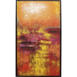 Kare Design Schilderij Jardin 125x215cm rood