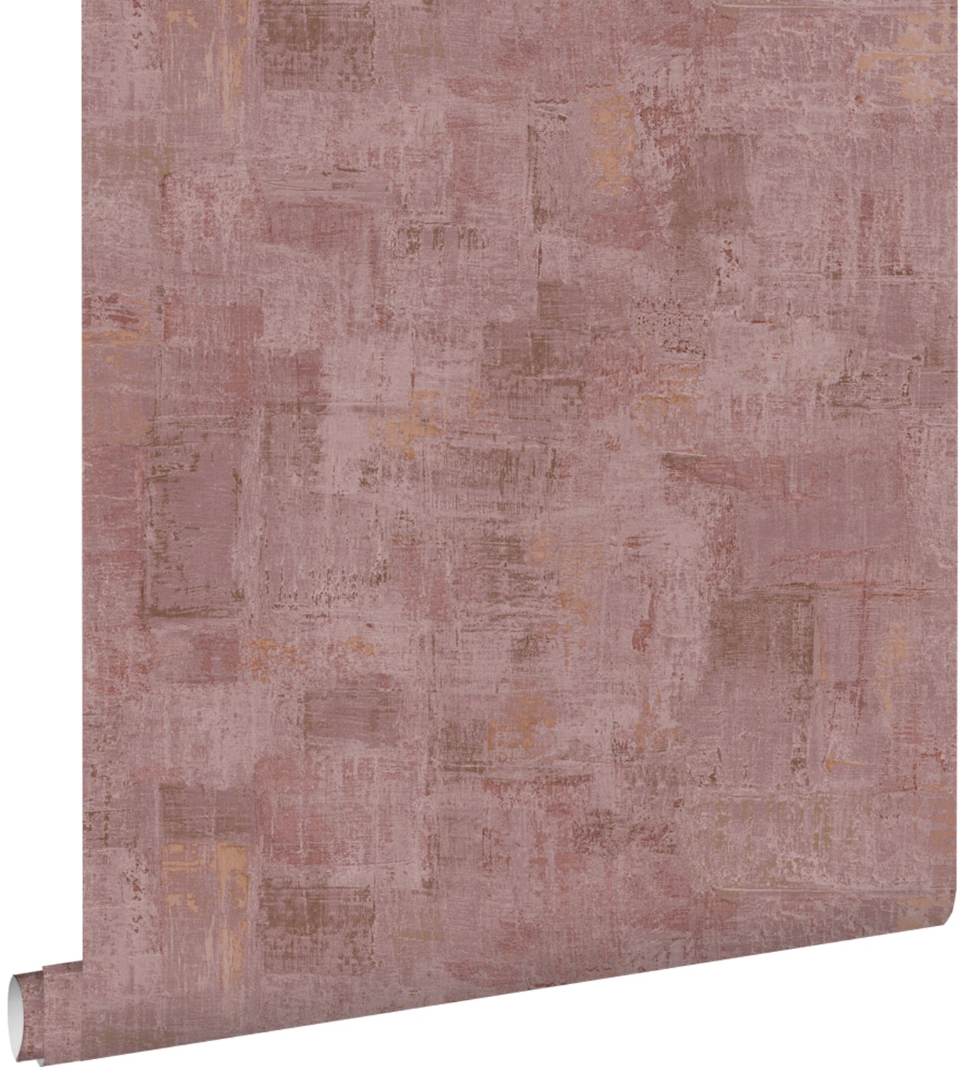 ESTAhome behang schilderachtige structuur mauve paars - 50 x 900 cm -