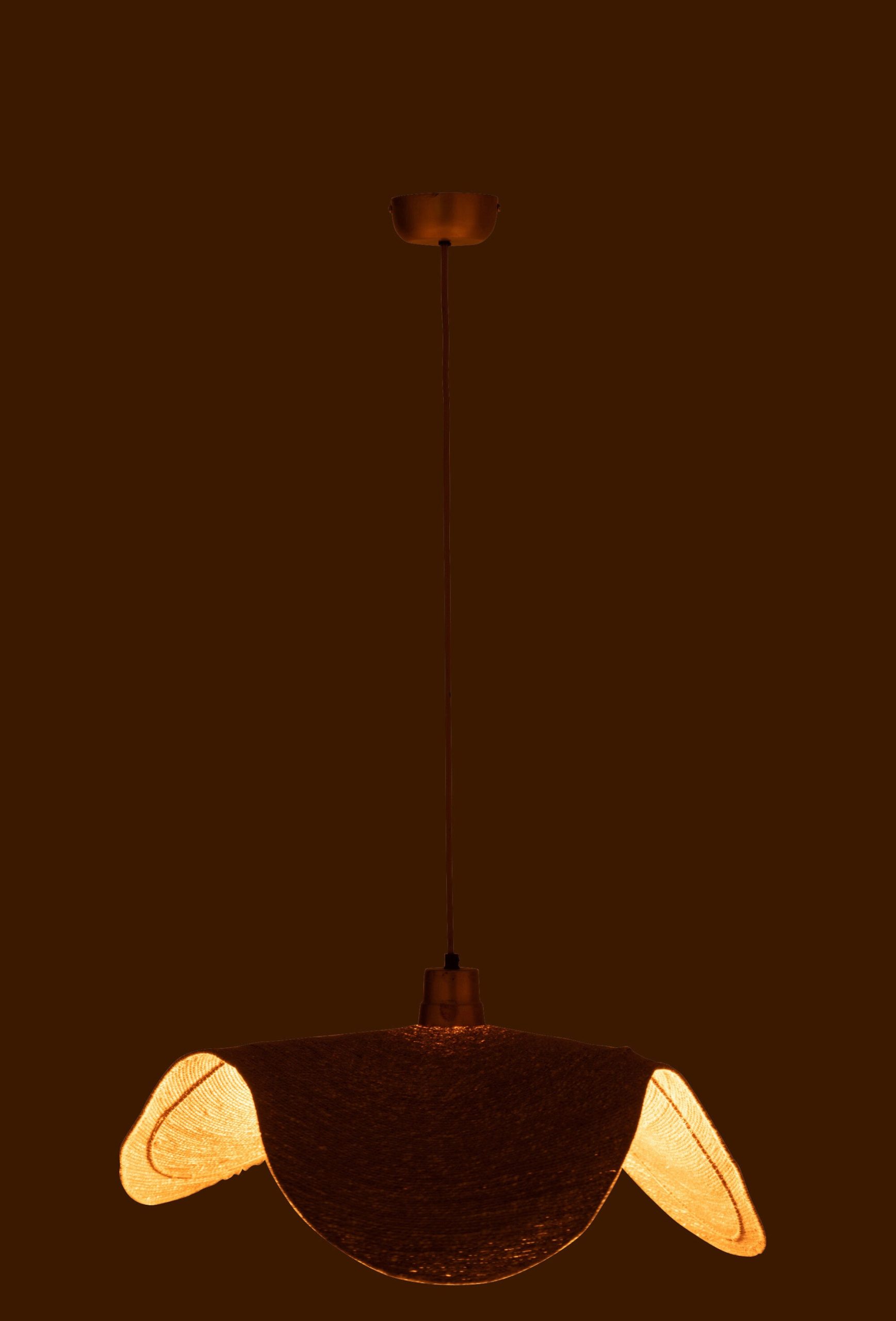 J-Line hanglamp Moon - jute - naturel - medium