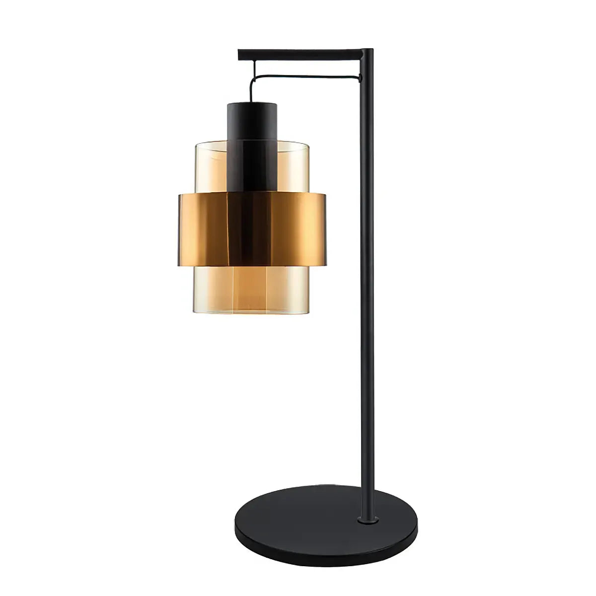 Freelight tafellamp Chiasso - 1 lichts - 22 x 60 cm - zwart goud