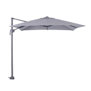 Hawaii parasol S – 250×250 cm – carbon black – licht grijs Hawaii parasol S – 250×250 cm – carbon black – licht grijs
